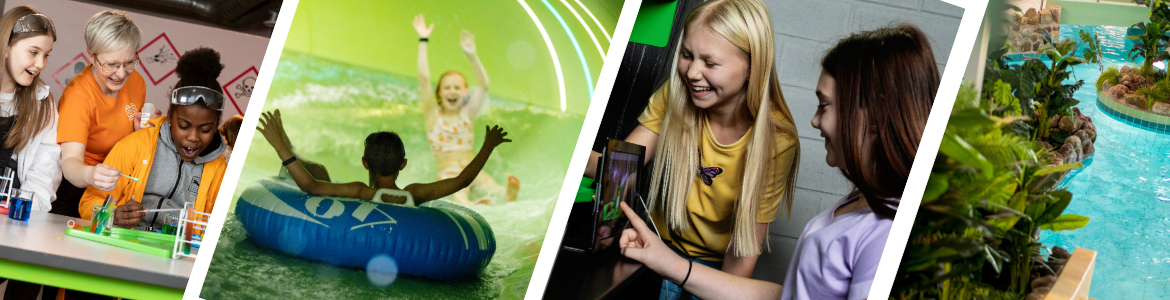 Klassresa med härligt bad och kluriga experiment